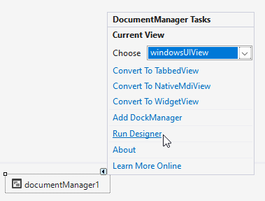 DocumentManager - Designer Windows