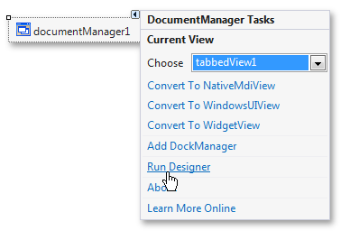 DocumentManager - Designer Windows