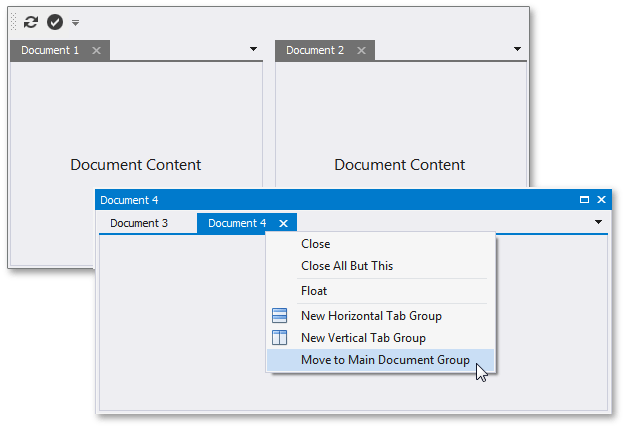 DocumentManager - MoveToMainGroup