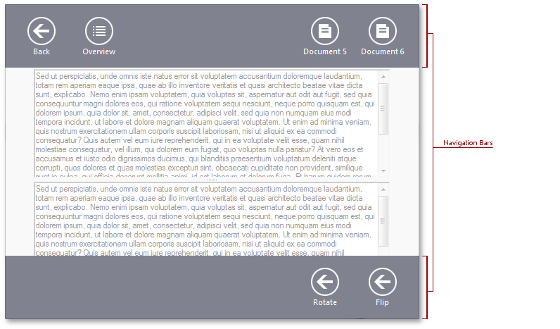 DocumentManager - Navigation Bars