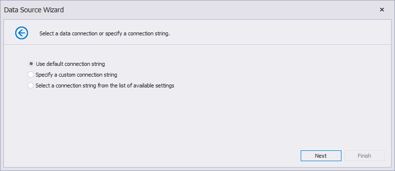 EF use default connection string