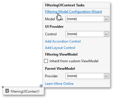 FilteringUIContext - Invoke Wizard