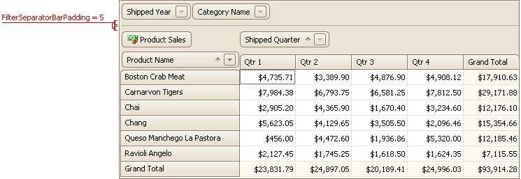 FilterSeparatorBarPadding