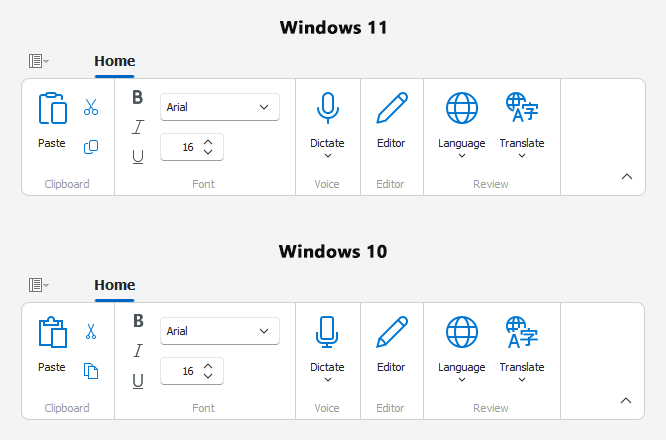 Font Icon Images in Windows 10/11