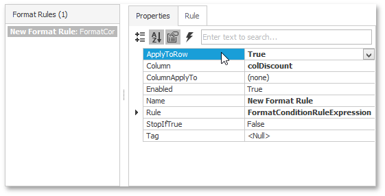 FormatRuleExpressionApplyToRowProperty