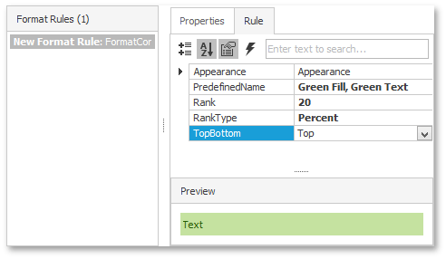 FormatRuleTopBottomExampleSettings