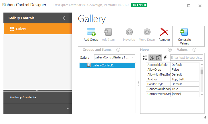 GalleryControls-DT-Designer-Empty
