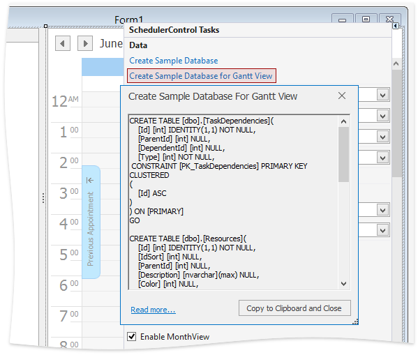 shortcut to change font in ganttproject