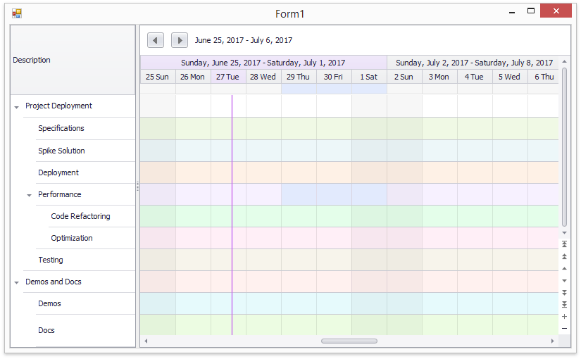 GanttStepByStep-Application