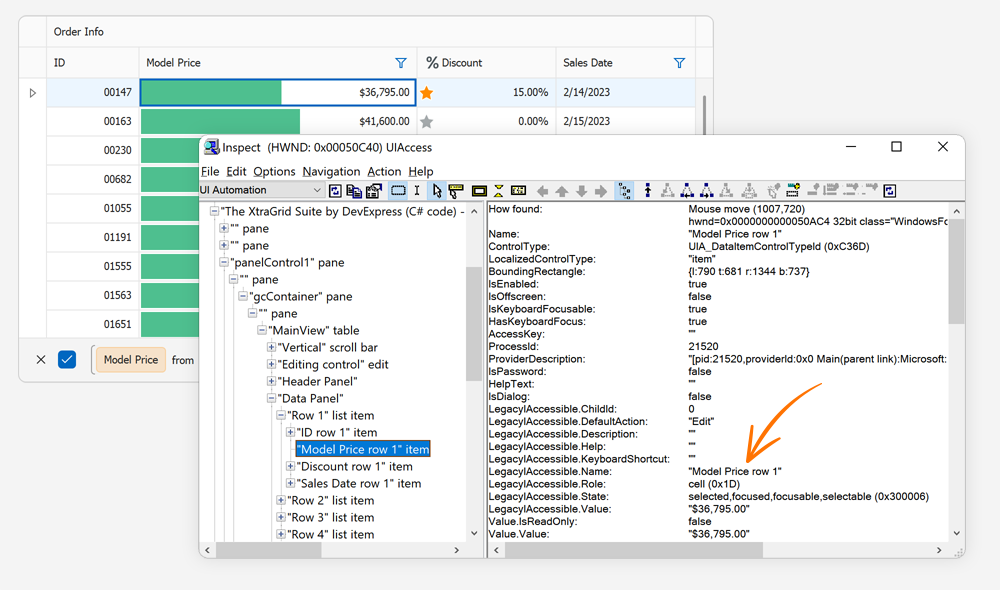 Accessible API for UI Controls - WinForms Library