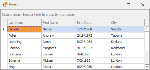 WinForms Data Grid change focused cell appearance