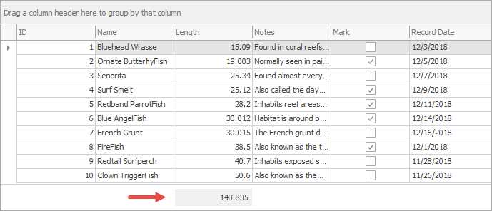 xamarin devexpress grid custom not saving