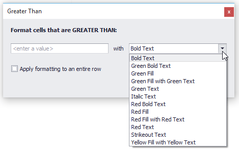 GridControl-FormatRules-AppearanceStylesRuntimeDialog