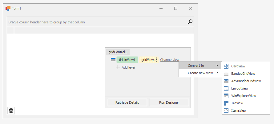 Change View Type - WinForms Data Grid