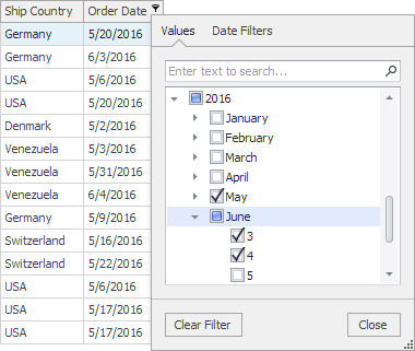 GridExcelFilter_DateFilters_Values