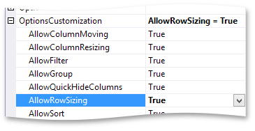 Tutorial Row Height and Layout Basics WinForms Controls