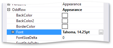 GridRowLayout_FontForOddRows