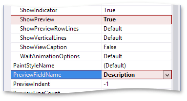 GridRowLayout_ShowPreviewAndFieldName