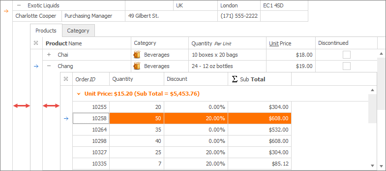 devexpress grid xamarin android