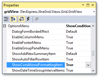 GridView_Appearance_ShowConditionalFormattingItem