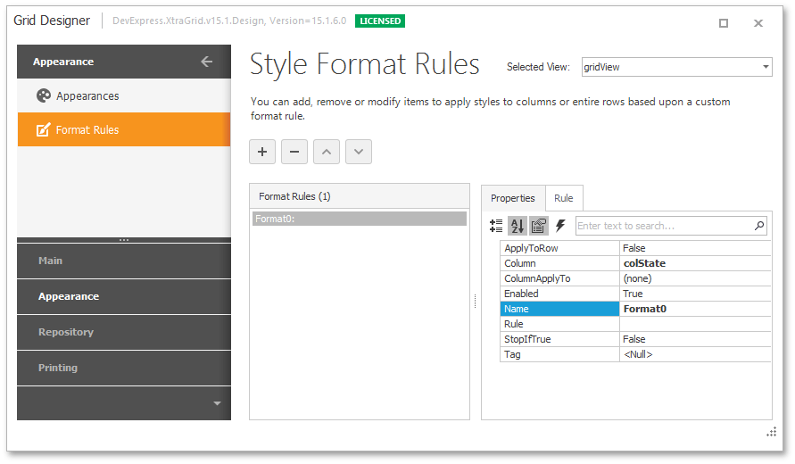 GridView_Appearance_StyleFormatRulesPage