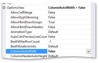 Tutorial Auto Width Mode Winforms Controls Devexpress Documentation