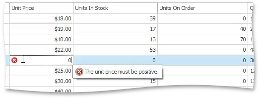 windows grid data validation ux presentation