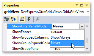 GridView_Filtering_ShowFilterPanelModeProperty