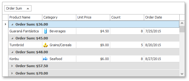 GridView_GroupingData_OrderSumDefaultGrouping