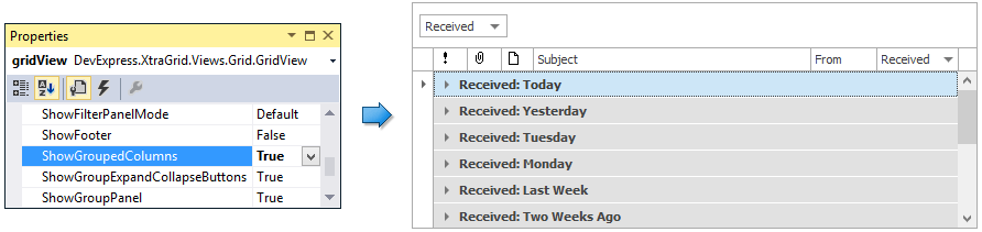 GridView_GroupingData_ShowGroupedColumns