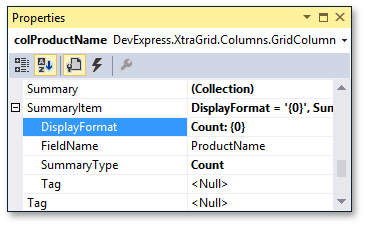 GridView_Summaries_CountSummaryDisplayFormat