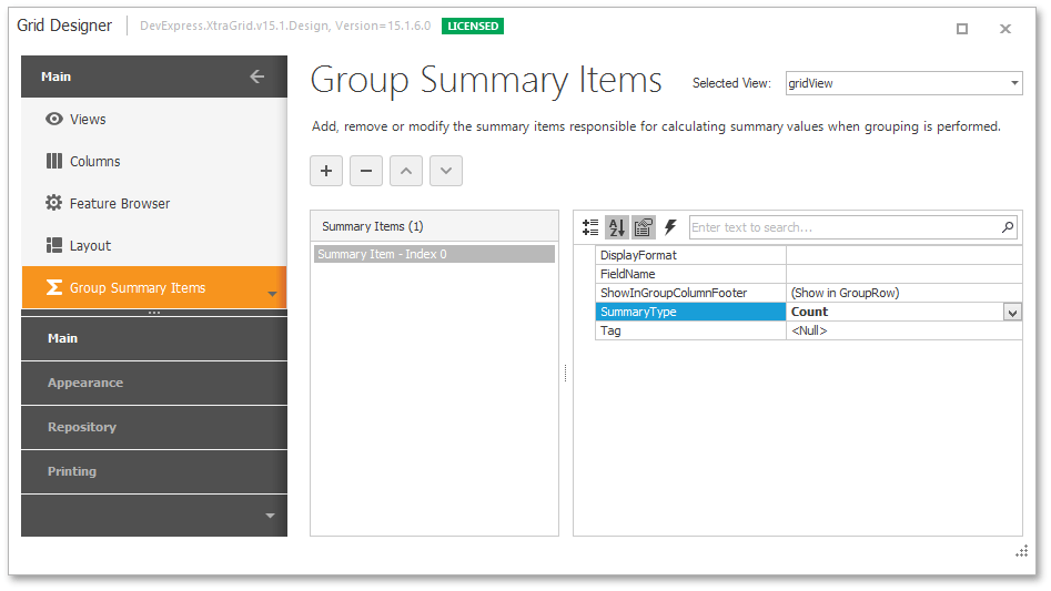 GridView_Summaries_CreatingGroupSummaryForGroupRows