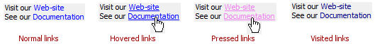 HyperlinkLabelControlExampleLinkStates