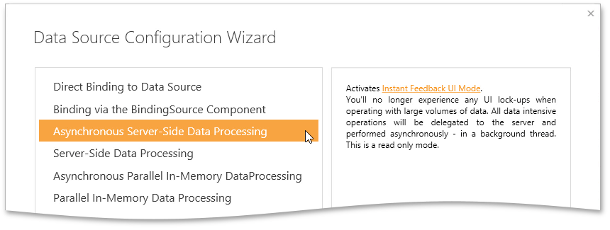 LargeDataSources_WizardChoosingInstantFeedbackMode