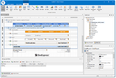 main-page-end-user-report-designer