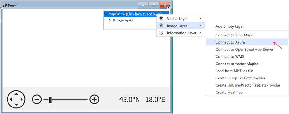 DevExpress MapControl for WinForms