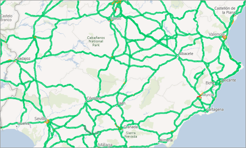 Bing Maps Traffic layer