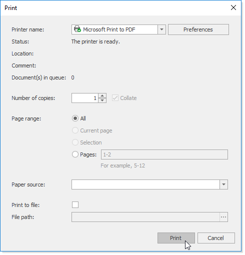 MapPrintingExportingStandardDialog