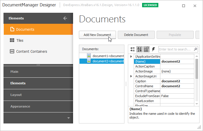 Metro Getting Started - Add Documents