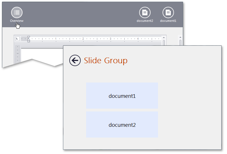 Metro Getting Started - SlideGroup Overview