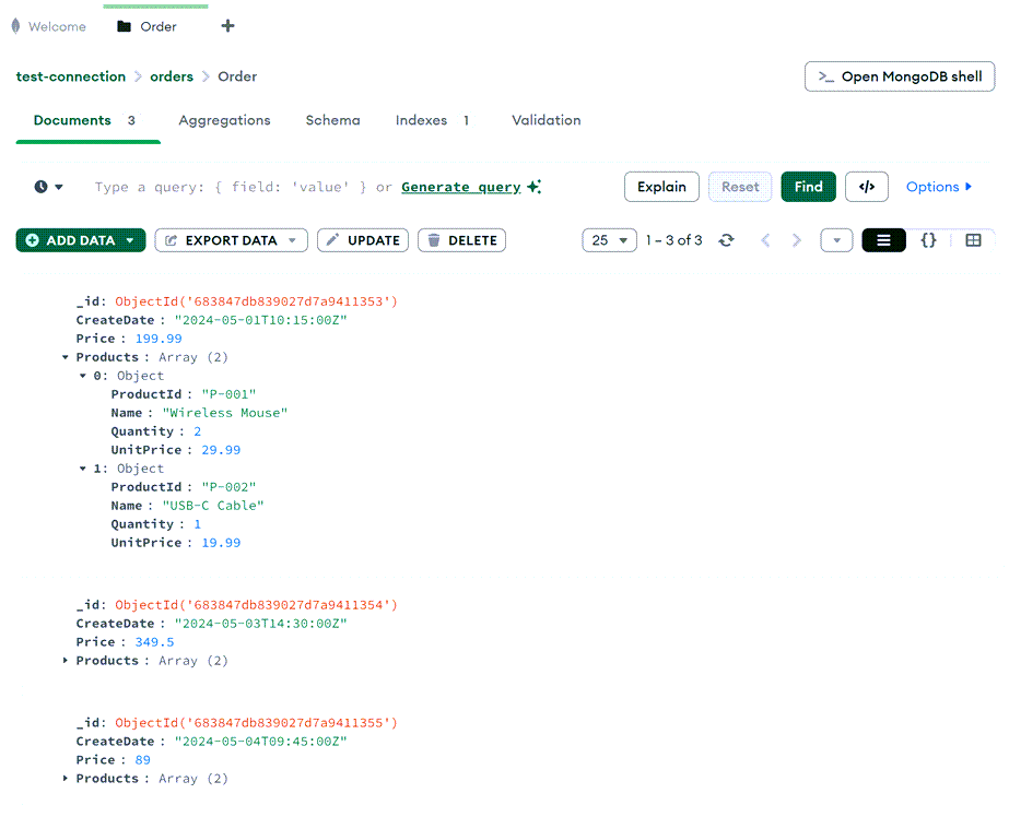 MongoDB Documents
