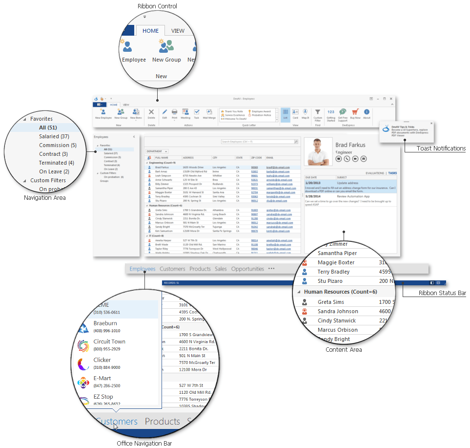 Office Inspired UI