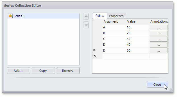 PieSeriesCollectionEditor