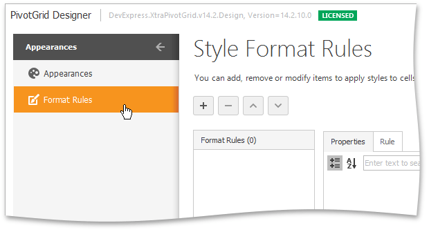 PivotGrid_FormatRulesSection