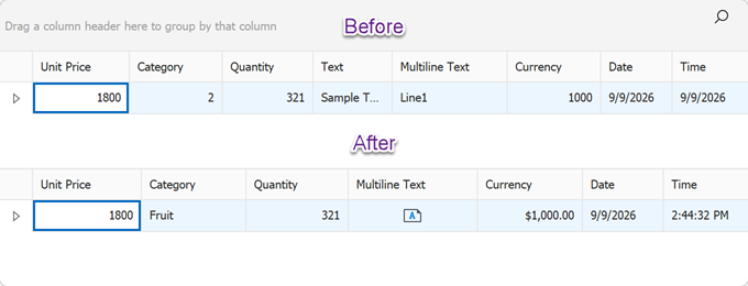 WinForms - Apply Data Attributes to a Data Class, DevExpress