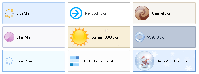 Progress Panels - Skins