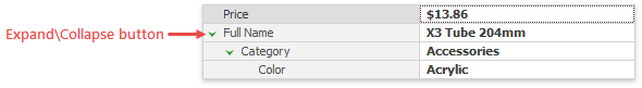 Property Grid - Parent-Child Rows