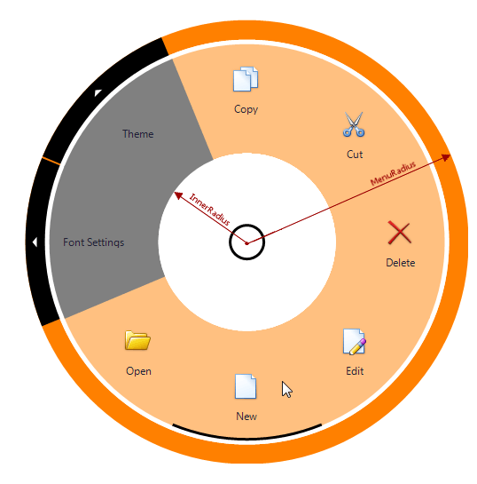 RadialMenu InnerRadius