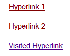 RecentControl - Visited Hyperlink