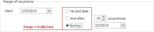 RecurrenceRange.EndByDate